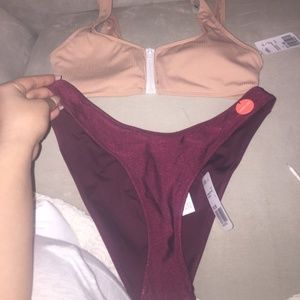 NW & WOT Forever 21 Bikini Top & Bottom